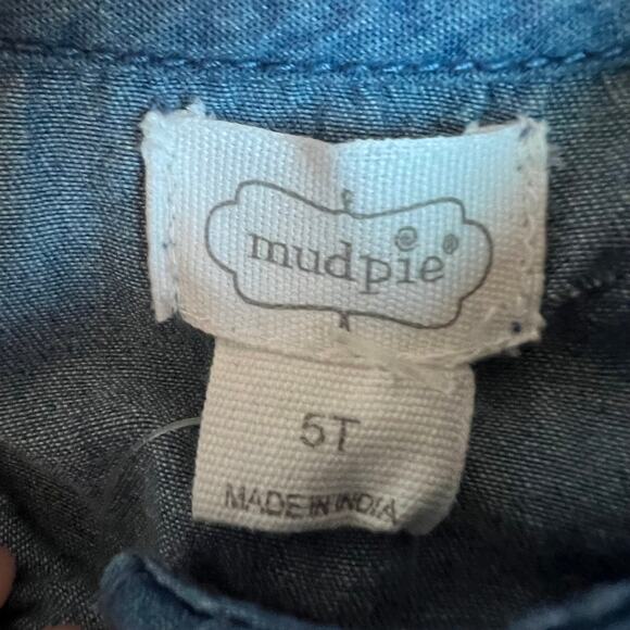 NEW Mud Pie Denim Dress & Headband - Picture 6 of 8